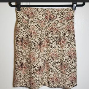 Isabel Marant mixed print pleated mini skirt